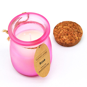 B02M Candele Profumate in Barattolo di Vetro Ecologico con Coperchio in Sughero, Vendita Calda - Product Image 4