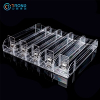 Magasin de tabac à cigarettes Étagère à ressort tobacplastic Glide Poussoir à boissons Tobacco Glide Tobacplastic Pusher Shelf