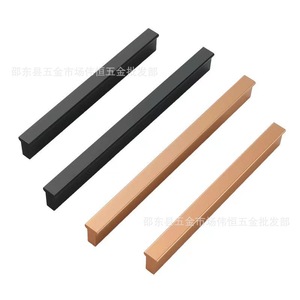 T-Shaped Aluminum Alloy Cabinet Handle Minimalist Design Durable Polished Surface For Drawer Wardrobe <b>Door</b> - Product Image 5