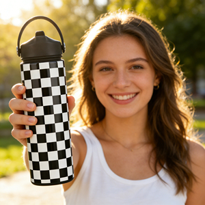 Bouteille d'eau isotherme en acier inoxydable de 25 oz, personnalisable/en gros, à large ouverture, design portable, idéale pour les activités de plein air - Product Image 3