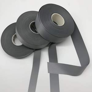 <span class=keywords><strong>His</strong></span> <span class=keywords><strong>Dark</strong></span> 100% Poliéster Materiales de tela reflectante de alta visibilidad Tiras de cinta de seguridad para ropa - Product Image 3