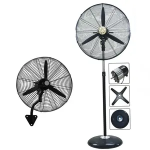 Kualitas Terbaik untuk 24 26 30 Inch Industri Kipas Angin Stand Fan dengan Double Ball Bearing