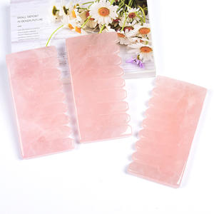 Peigne de massage en quartz rose naturel pour cheveux: peigne en agate: pierre de guérison Reaki acheter chez <span class=keywords><strong>taiba</strong></span> agate - Product Image 2
