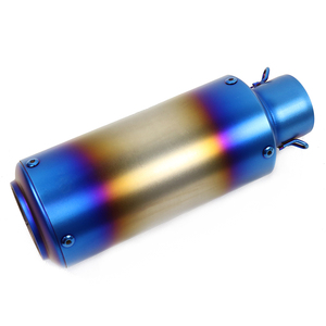 Silenciador de Escape de Motocicleta de 51 mm 60 mm en Acero Inoxidable con DB Killer para <span class=keywords><strong>Sc</strong></span> <span class=keywords><strong>Project</strong></span> Escape Mt 07 Tubos de Escape Negro Azul Carbono - Product Image 5