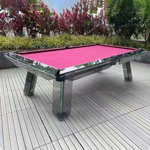 Nouvelle tendance 2026 : Tables de <span class=keywords><strong>billard</strong></span> modernes et luxueuses en verre, tailles <span class=keywords><strong>7</strong></span>, 8 et 9 <span class=keywords><strong>pieds</strong></span>, avec plateau en ardoise, pour salon - Product Image 5