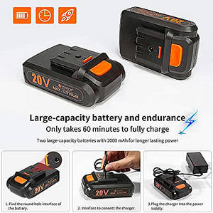 Taladro Inalámbrico de Impacto de 21V con Logotipo Personalizado al por Mayor 2024, Juego de Taladro Inalámbrico con Batería de Iones de Litio - Product Image 6