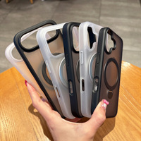 Étui de téléphone magnétique antichoc en PC et TPU givré avec support métallique rotatif à 360° personnalisé pour ONEPLUS ACE5/ACE5 PRO/ACE/ACE6T