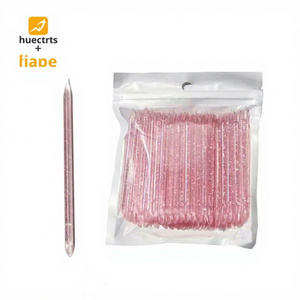 Bâtonnet de cristal pour ongles, <span class=keywords><strong>colle</strong></span>, double tête, pousse-cuticules, stylo à fleurs pour ongles, <span class=keywords><strong>bois</strong></span> d'oranger, outils de beauté du Zhejiang, bâtonnet de perçage - Product Image 1