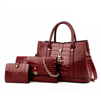 Sac à main multifonctionnel pour maman en PU à motif alligator, sac à bandoulière pour femme, sac à main transversal, livraison directe d'usine