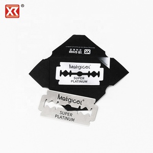 شفرات حلاقة مزدوجة الحافة من الفولاذ المقاوم للصدأ بتصميم جديد وجودة سويدية فائقة، آمنة وقابلة للتخلص منها مع شعار مخصص - Product Image 2