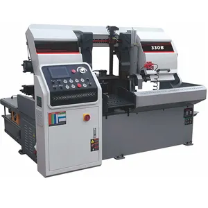 ANTISHICNC Automatic band saw machine 330B Double Column Fully Automatic metal saw cutting machine with best price