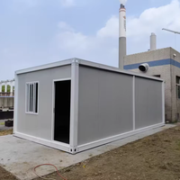 Maison préfabriquée moderne de luxe Immeuble de bureaux 10 pieds 40 pieds Module conteneur plat