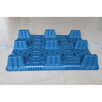 Palette en plastique à 9 pattes de moule de soufflage latéral simple du HDPE 1000*800 écologique résistant pour le stockage disponible à la vente