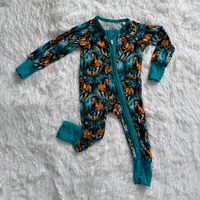 Vêtements pour nouveau-nés en bambou, combinaison de sommeil d'hiver, pyjama pour nouveau-nés, combinaison à fermeture éclair, combinaison d'hiver pour bébé, combinaison animale