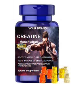 Supplément de pré-entraînement Créatine Monohydrate Energy Gummies de créatine gommeux pour la croissance musculaire Gummy - Product Image 2