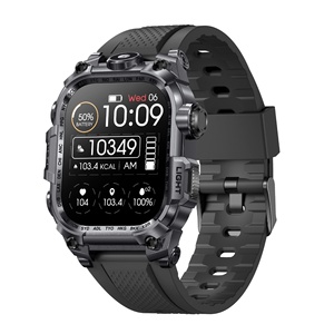 <span class=keywords><strong>Smartwatch</strong></span> I121 da <span class=keywords><strong>Uomo</strong></span>, Sportivo, Quadrato, in Silicone, 2.01 Pollici 320*390 HD, 650mAh, Impermeabile, Monitoraggio Frequenza Cardiaca e Sonno - Product Image 2