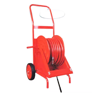 Tuyau d'incendie flexible en caoutchouc et acier inoxydable avec dérouleur manuel pour <span class=keywords><strong>camion</strong></span>, pour incendies de classe A/B, protection incendie - Product Image 2