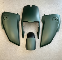 Kit de carénage ABS vert brillant 6 pièces pour moto électrique SOCO, ensemble de carénage complet personnalisé pour la réparation et la modification de scooter électrique