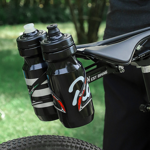 WEST BIKING Support de Bouteille de <span class=keywords><strong>Vélo</strong></span> en Alliage d'Aluminium Léger, Extension Stable avec Gravure Laser, Support de Bouteille de <span class=keywords><strong>Vélo</strong></span> Extensible - Product Image 6