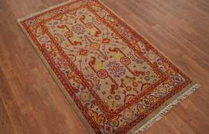 พรมขนสัตว์แบบตุรกีลายเรขาคณิต9x12ย้อมสีผักปรับแต่งได้สำหรับห้องโถงออกกำลังกายบ้านสวดมนต์ปิกนิก10มม. - Product Image 3