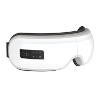 Masseur pour les yeux Vibration à pression d'air Masseur pour les yeux chauds et froids avec compresse thermique Masque de soin des yeux visible avec musique