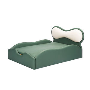 Cama para mascotas personalizable con estilo 2024, algodón lavable suave de lujo con piel sintética de goma de terciopelo, diseños para mascotas pequeñas - Product Image 3