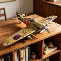 Kit de modèle en plastique d'avion de chasse britannique Hawker Hurricane 1/35, jouet d'avion, ensemble de blocs de construction à assembler