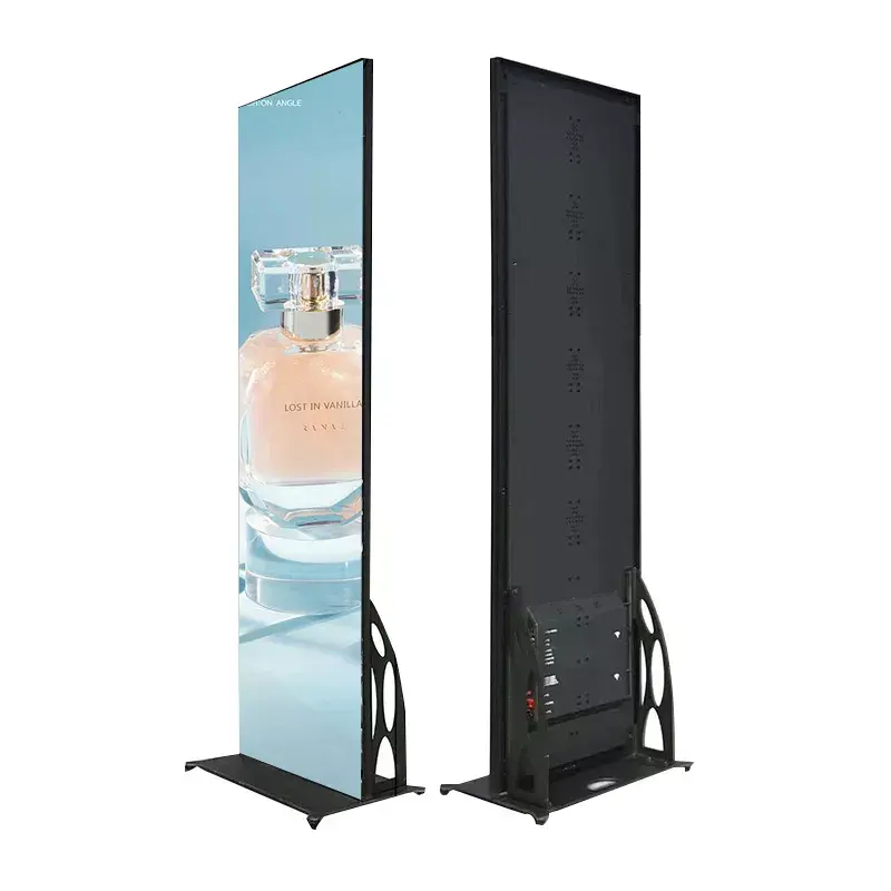 P2 P2.5 P3 floor standing led poster full color outdoor commercial advertising led display screen