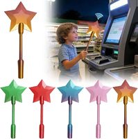 Neuerscheinung Anpassbarer Mehrfarbiger Zauberstab Kreditkartenhalter 3D-Gedruckter Sternenzauberstab Tap-to-Pay