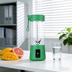 6-Blade 304 Stainless Steel Quiet Mini <b>Blender</b> 400ml, Portable for Fresh Homemade Smoothies - Product Image 1