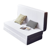Matelas pliable à trois volets, portable, multi-usages, pour invités, pour dormir au sol, canapé-lit