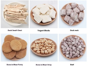 Hữu cơ giàu protein đông khô gà vú vịt thịt trứng lòng đỏ xử lý cho mèo không chất bảo quản an toàn cho vật nuôi - Product Image 1