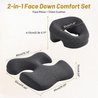 Coussin de soutien ergonomique en mousse à mémoire de forme pour les seins, avec coussin de poitrine pour femmes