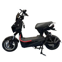 Vélo électrique tout-terrain 500W avec moteur sans balais, cadre en aluminium, rangement intégré, design amusant pour la livraison