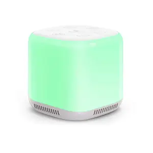 Portable White Noise Machine for Baby Adult Use with 7 Night Lights 34 Soothing Sounds 30/60/90 Timer Rechargeable