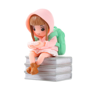 Ensemble de 6 figurines miniatures de dessins animés créatifs en PVC pour la décoration de la maison et du salon - Product Image 5