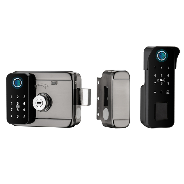 Works Tuya NT02 Smart Lock Double-sided Fingerprint Aluminum Compatible Cloud Card Digital Code Remote Control App Control 100