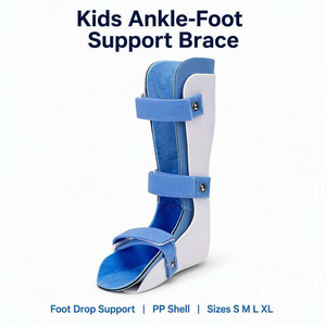 Ortosis Pergelangan Kaki Anak AFO Splint Alat Bantu Kaki untuk Anak Cacat Kaki dengan Tali Pengikat yang Dapat Disesuaikan untuk Koreksi Kaki Jatuh - Product Image 2