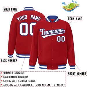 Chaqueta Universitaria Personalizada para Hombre, Mujer y Jóvenes, Estilo Béisbol, con Letras Bordadas, Nombre, Número y Logotipo Personalizados, Manga Larga para Otoño - Product Image 2