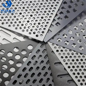 Vente flash - Panneaux perforés en acier inoxydable et aluminium revêtu, divers motifs de trous, pour la décoration - Product Image 4