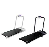 PINJIAN Nouveau tapis de course électrique pliable pour la maison, mini tapis de marche LED