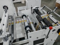 QD400 Pvc Pe Film Machine De Découpe Plastique Automatique Pe Film Plastique Sac De Découpe À Froid Plat Sac À Provisions Faisant La Machine