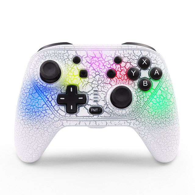 Adjustable Colorful Lights Wireless Gamepad Controller for Nintendo Switch Pro/PC/Android IOS Multi-function Game Controller