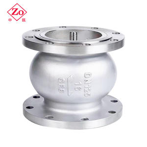 Clapet anti-retour silencieux HC41X en acier inoxydable à bride pour huile et eau - Product Image 1