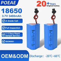 Petite batterie Li-ion 3.7V 3400mAh Jouets Gadgets intelligents Batterie Li-ion Lithium-ion Rechargeable pour l'électronique grand public