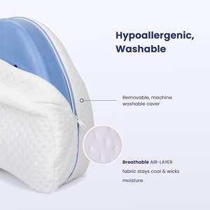 <span class=keywords><strong>Oreiller</strong></span> orthopédique en mousse à mémoire de forme pour la sciatique, séparateur de genou, soutien pour la chirurgie, <span class=keywords><strong>oreiller</strong></span> en forme de cœur pour l'alignement du genou, pour les douleurs articulaires - Product Image 6