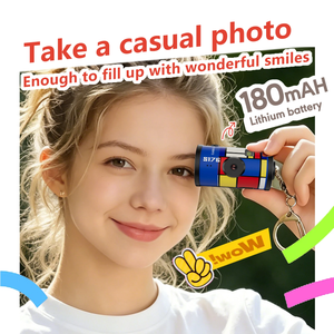 Mini appareil <span class=keywords><strong>photo</strong></span> vintage pour enfants, écran IPS 1,47 pouces HD 1080P, rechargeable par Type-C, format porte-clés, vente en gros - Product Image 4
