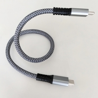 Câble USB 4.0 USB3.2 Type C à C 40GBPS 8K 60Hz PD 100W Charge rapide 5A Veste en nylon Câble audio vidéo mâle à mâle