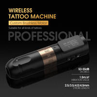 Ambition Vibe 1800mAh 2.5mm/3.5mm/4.0mm/4.5mm slaglengte borstelloze motor professionele draadloze tatoeagepenmachine voor body art