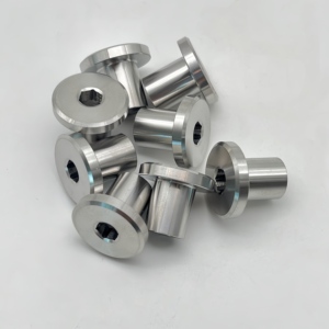 OEM ODM personnalisé en acier inoxydable à six pans creux chanfreiné tête plate femelle vis écrou prototypage rapide <span class=keywords><strong>usinage</strong></span> - Product Image 3